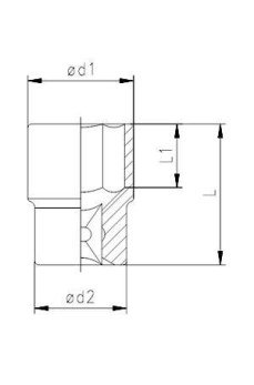 Elta 1115 1/2'' Lokma Anahtar 20 mm