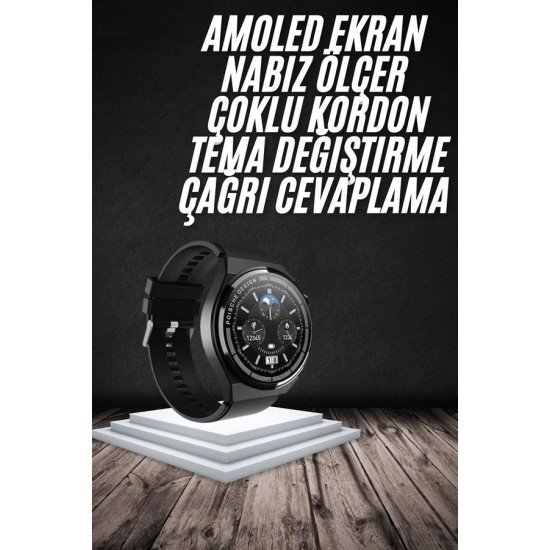 En Çok Tercih Edilen Akıllı Saat Amoled Ekran Nabız Sensörü GPS Uyumlu Adımsayar En Çok Tercih Edilen Akıllı Saat Amoled Ekran Nabız Sensörü GPS Uyumlu Adımsayar