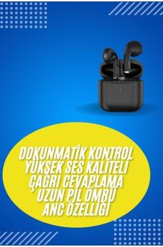 En Çok Tercih Edilen Bluetooth Kulaklık Mikrofonlu Silikonsuz Dokunmatik Kontrol