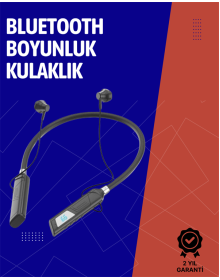 Ergonomik Tasarımlı Bluetooth Kulaklık – Gürültü Azaltmalı, Manyetik