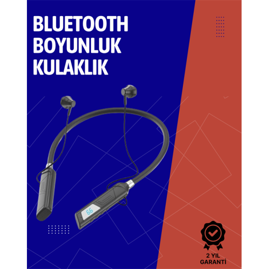 Ergonomik Tasarımlı Bluetooth Kulaklık – Gürültü Azaltmalı, Manyetik