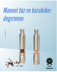 Ergonomik Tasarımlı, Nem Geçirmez Kapaklı Baharat Öğütücü