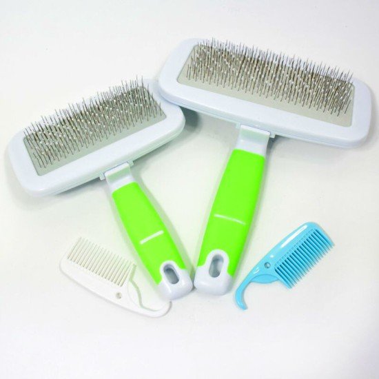 Evcil Hayvanlar İçin Telli Fırça Ve Tarak Seti Evcil Hayvanlar İçin Telli Fırça Ve Tarak Seti