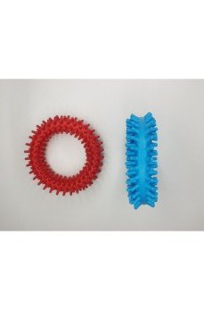 2 adet Evcil Hayvan Diş Temizleyici Oyuncak - Isırma Çember Seti
