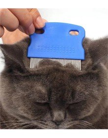 Evcil Hayvan Bakım Tarağı – Kedi Köpek Tavşan İnce Dişli Bit Pire Tarağı