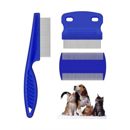 Evcil Hayvan Tarak Seti 4'lü Bit Tarağı Ked Köpek Tüyüne Uygun Evcil Hayvan Tarak Seti 4'lü Bit Tarağı Ked Köpek Tüyüne Uygun