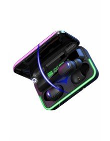 Extra Bass Kablosuz Kulaklık Işıklı Bluetooth Kulaklık Powerbank Özellikli