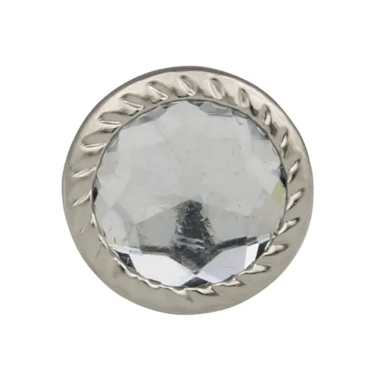 Febko Dekoratif Parlak Taşlı Kabara Raptiye 17 mm - 50 adet