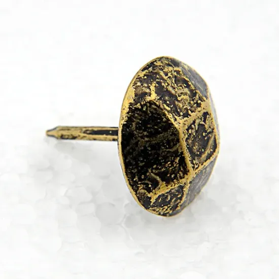 Febko - Eskitme Antik Beşgen Kabara / Raptiye 18 mm 10 adet Febko - Eskitme Antik Beşgen Kabara / Raptiye 18 mm 10 adet