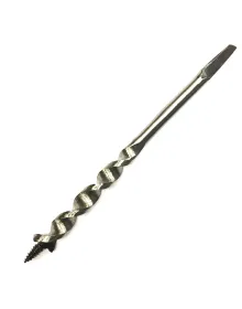 Fenerli Ahşap Burgu El / Matkap Ucu - Dört Köşe 18 mm