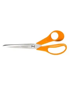 Fiskars 9853 M205 Kumaş Deri ve Karton Makası No: 8,5 inç / 21 cm - Paslanmaz Çelik
