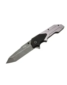 Fox A9 Gri Tanto Kamp Çakı 21cm- Yarı Otomatik, Kemerlikli