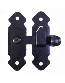 Fransız Kilidi Bahçe Kapısı Mandalı Siyah