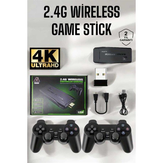 Atari 2.4g Uyumlu Kablosuz Çift Kol Game Stick Atari 2.4g Uyumlu Kablosuz Çift Kol Game Stick