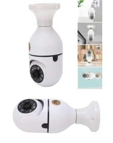 Gece Görüşlü Akıllı Dönebilen Ev Kamerası Ampül Kamera