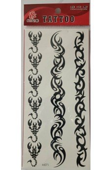 Geçici Dövme Şablonu 3lü - M071 Geçici Dövme Şablonu 3lü - M071