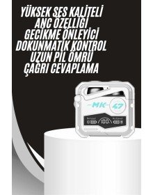 Gecikme Önleyici  Kulaklığı Bluetooth Bağlantılı ANC Özelliği 5.0 Bluetooth