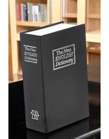 Gizli Kasa İngilizce Sözlüğü Kitap Görünümlü Anahtarlı Gizli Mini Çelik Kasa Kilitli