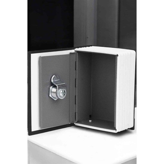 Gizli Kasa Kitap Görünümlü Anahtarlı Çelik Mini Kasa Gizli Kasa Kitap Görünümlü Anahtarlı Çelik Mini Kasa