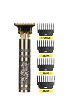 Gold Uçlu Vintage Şarjlı Traş Makinesi Saç Sakal Ense Çizim Vucüt Kılı Tıraş Makinası Gold Uçlu Vintage Şarjlı Traş Makinesi Saç Sakal Ense Çizim Vucüt Kılı Tıraş Makinası