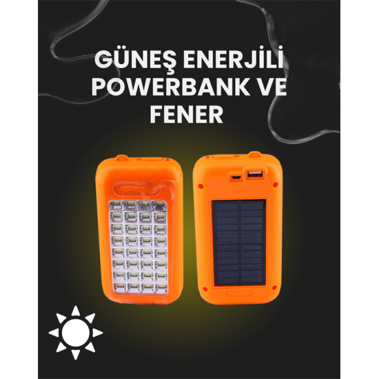 GS-875 GÜNEŞ ENERJİLİ POWERBANK