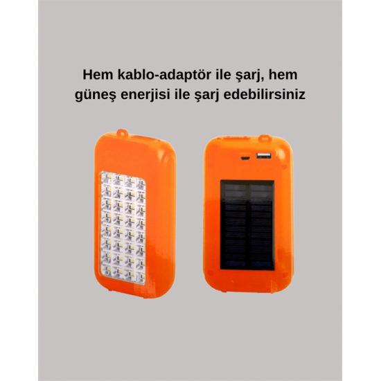 GS-875 GÜNEŞ ENERJİLİ POWERBANK