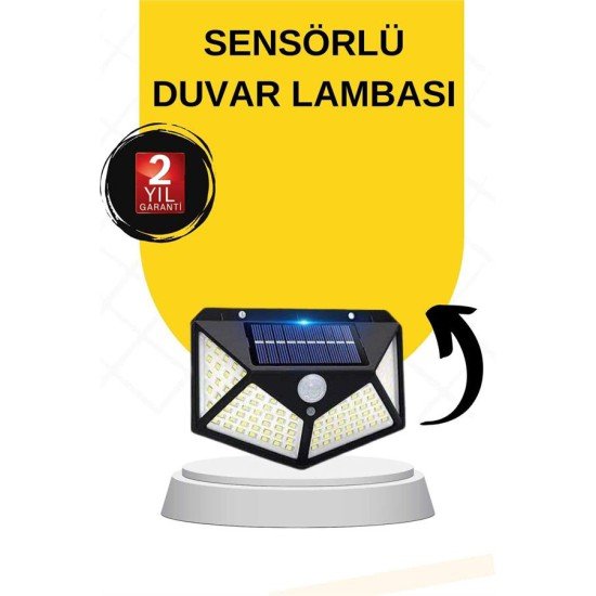 Güneş Enerjili Bahçe Lambası 100 Led Bahçe Lambası Bahçe Aydınlatma