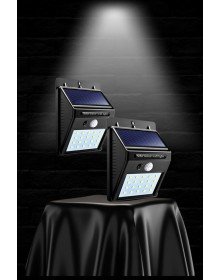 Güneş Enerjili Sensörlü Duvar Lambası Bahçe Lamba Suya Dayanıklı Bahçe Aydınlatma