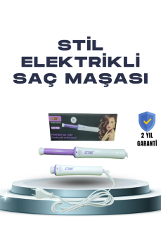 GW 32mm Döner Başlıklı Saç Kıvırma Makinesi – Her An Her Yerde Profesyonel Şekillendirme