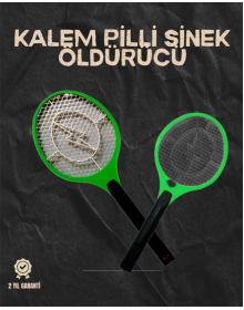 Hafif ve Ergonomik Elektronik Böcek Öldürücü – Güvenlik Koruması ile Pil Kontrollü