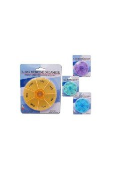 Haftalık İlaç Saklama Kutusu - Oval Kutu