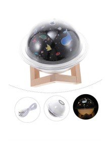 Hava Nemlendirici Led Işıklı Gece Lambası Yıldız Görünümlü Renk Değiştiren