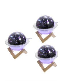 Hava Nemlendirici Led Işıklı Gece Lambası Yıldız Görünümlü Renk Değiştiren