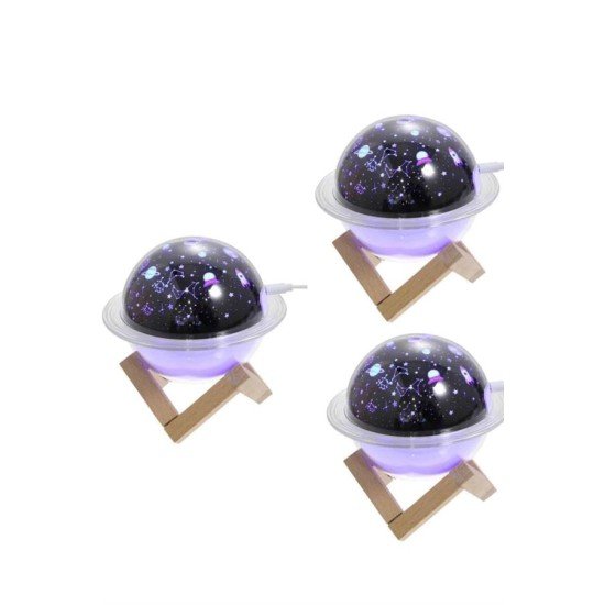 Hava Nemlendirici Led Işıklı Gece Lambası Yıldız Görünümlü Renk Değiştiren Hava Nemlendirici Led Işıklı Gece Lambası Yıldız Görünümlü Renk Değiştiren