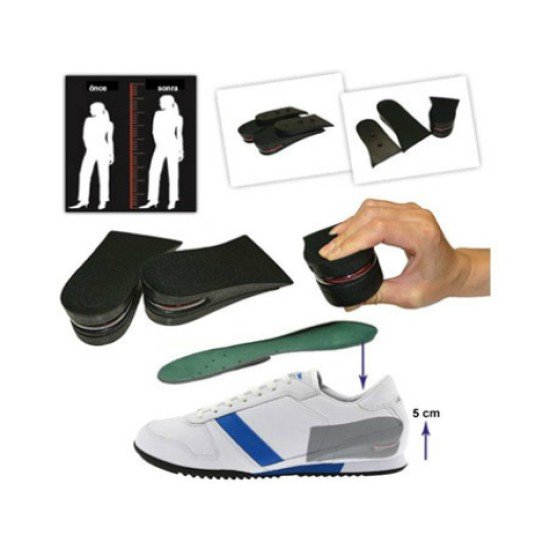 Hava Yastıklı Boy Uzatıcı Tabanlık (5 CM) Hava Yastıklı Boy Uzatıcı Tabanlık (5 CM)