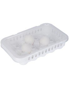 Hijyenik Yumurta Saklama Kabı 15 Bölmeli Kapaklı