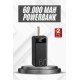 Hızlı Şarj 4 Çıkışlı Powerbank 60.000 Mah Taşınabilir Dijital Göstergeli