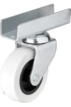 Hts 323 - 50x20 mm Gri Uzun U Tablalı Teker 4 Adet Hts 323 - 50x20 mm Gri Uzun U Tablalı Teker 4 Adet