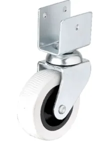 Hts 324 - 50x20 mm Gri Kısa U Tablalı Teker 4 Adet