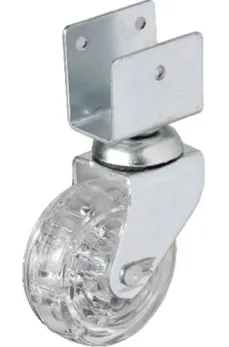 Hts 328 - 50x20 mm Şeffaf Makaralı Kısa U Tablalı Teker 4 Adet Hts 328 - 50x20 mm Şeffaf Makaralı Kısa U Tablalı Teker 4 Adet