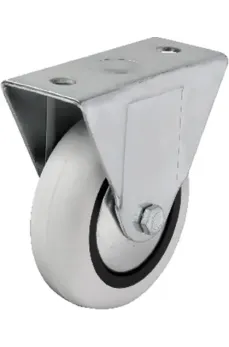 Hts 355 - 75x25 mm PVC Makaralı Sabit Teker 4 Adet Hts 355 - 75x25 mm PVC Makaralı Sabit Teker 4 Adet