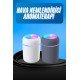 Humidifier LED Işıklı Mini Ortam Oda Kokusu Aromaterapi Buhardanlık