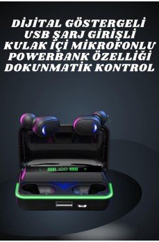 İkili Bluetooth Kulaklık Dijital Göstergeli Uzun Pil Ömrü Yüksek Ses Kaliteli İkili Bluetooth Kulaklık Dijital Göstergeli Uzun Pil Ömrü Yüksek Ses Kaliteli