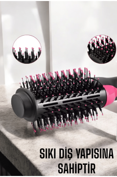 1200 Watt Gücünde, Negatif İyon Teknolojili, 3 Isı Kademeli Fön Tarağı