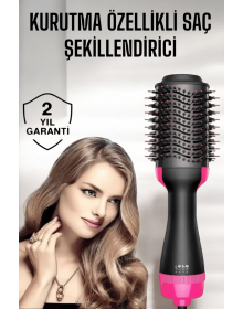 1200 Watt Gücünde, Negatif İyon Teknolojili, 3 Isı Kademeli Fön Tarağı