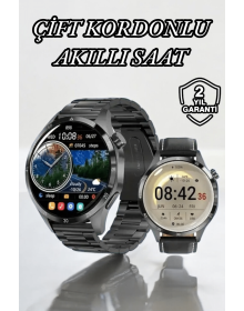 Çift Kordonlu Yüksek Çözünürlüklü Akıllı Saat Uyku İzleyici & Spor Modları