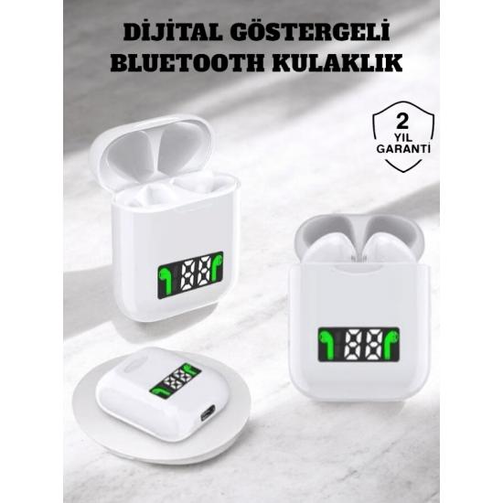 Dokunmatik Kontrol ve LED Göstergeli TWS Bluetooth Kulaklık