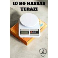 Hassas Terazi 10 kg Kapasiteli, Yüksek Hassasiyetli Dijital Mutfak Tartısı Hassas Terazi 10 kg Kapasiteli, Yüksek Hassasiyetli Dijital Mutfak Tartısı