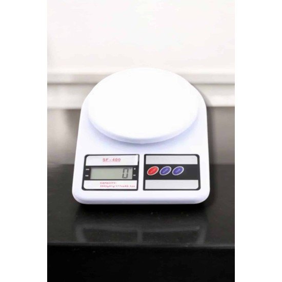 Hassas Terazi 10 kg Kapasiteli, Yüksek Hassasiyetli Dijital Mutfak Tartısı