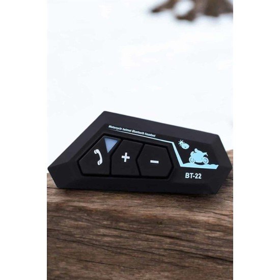 İnterkom Intercom Kask Kulaklık Bt22 Bluetooth Motosiklet Kulaklık 5.0 Bluetooth